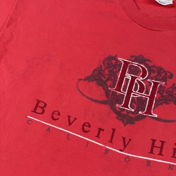 Vintage Beverly Hills T-Shirt Adult SZ XL Hollywood Los Angeles California - Picture 8 of 10